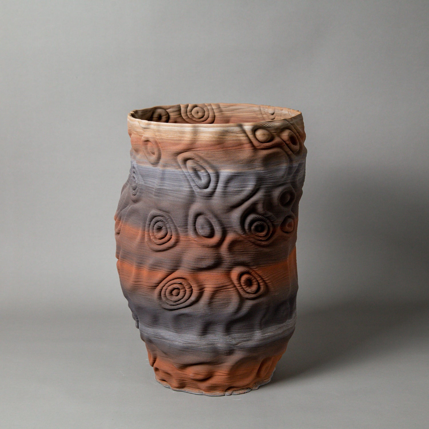 Santorini ceramic sculpture in mixed clay – BinaryCeramics