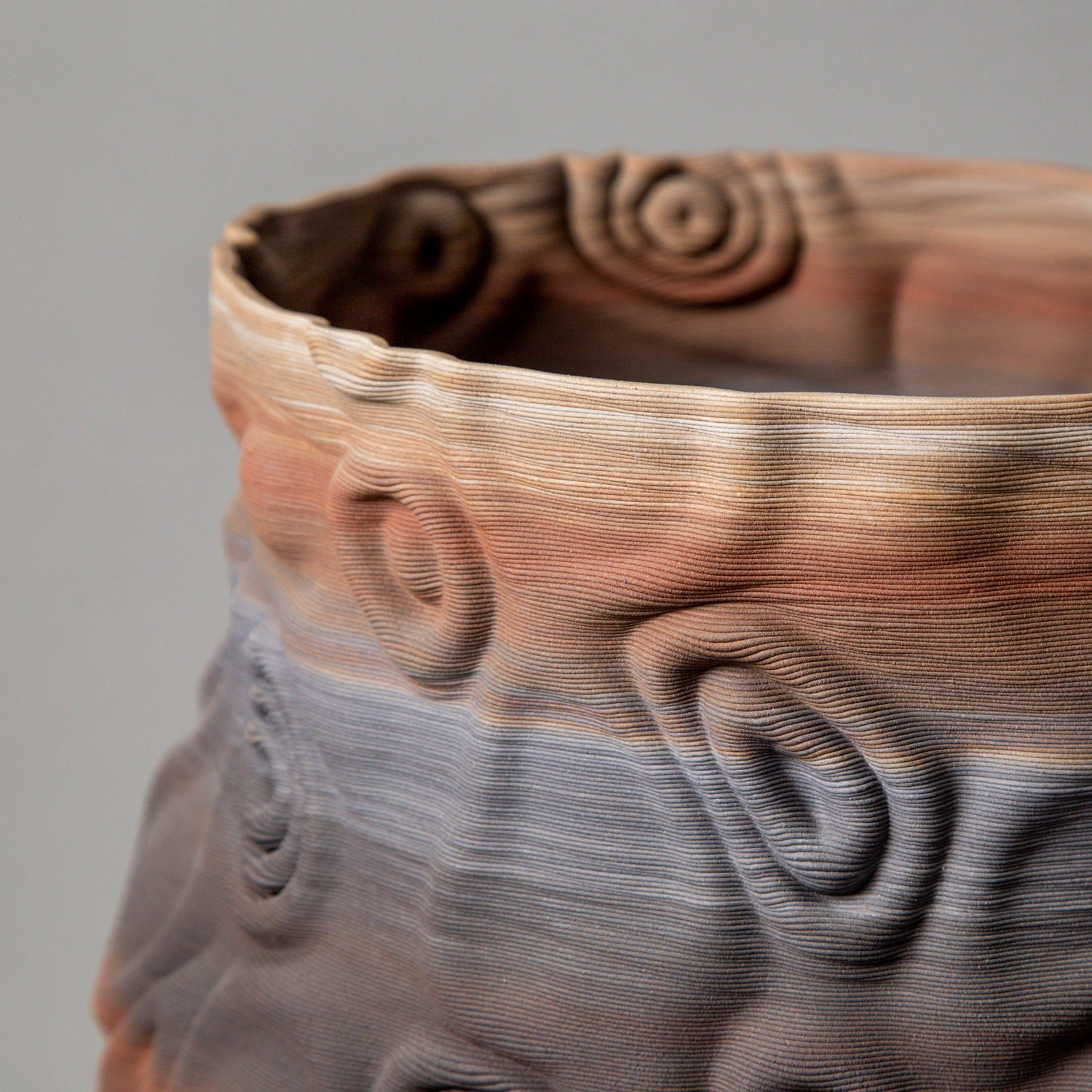 Santorini ceramic art – mixed clay – BinaryCeramics Greece