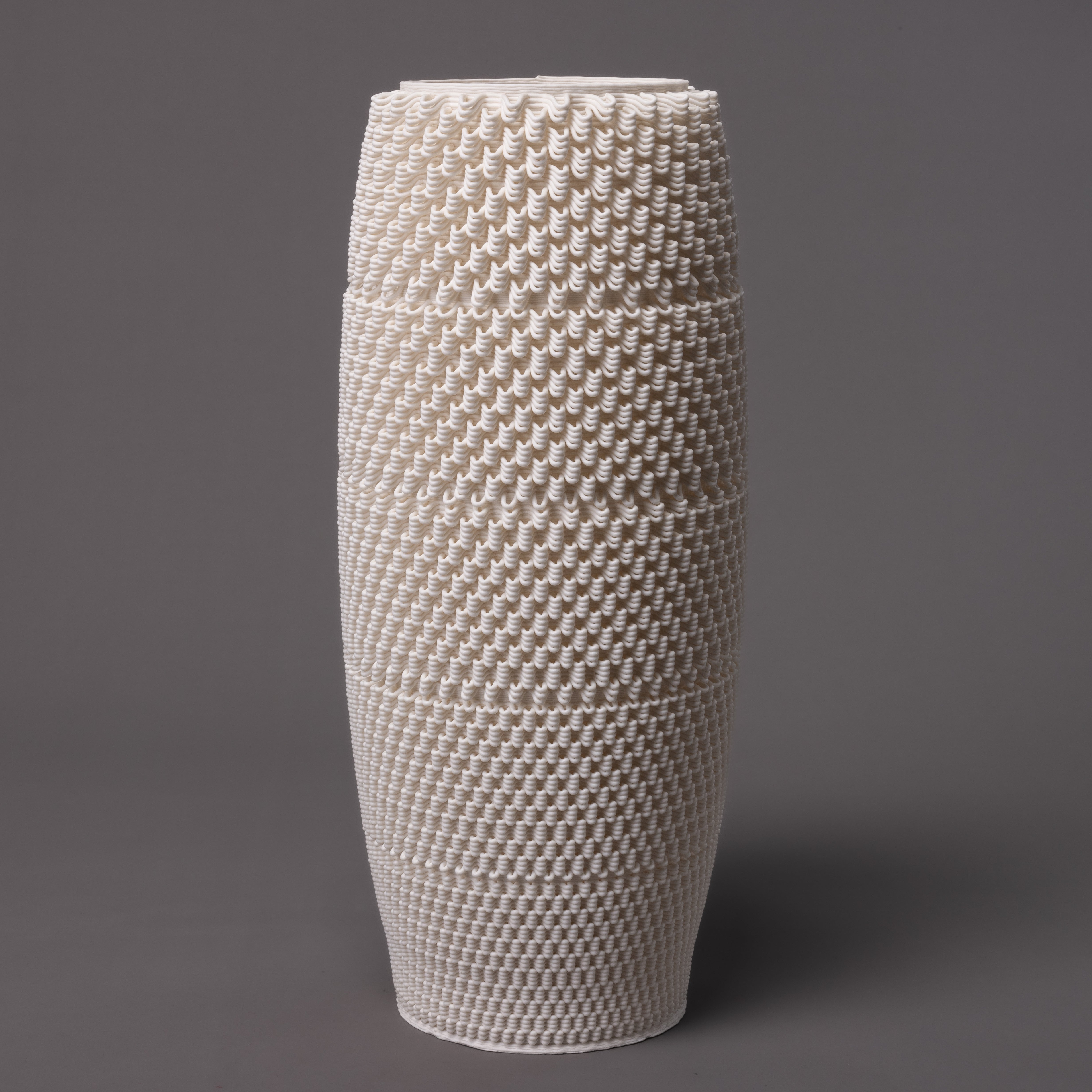 D-0110 - Dash Algorithmic Sculpture - White Porcelain - Big