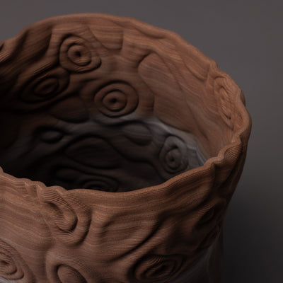 Santorini ceramic art – mixed clay – BinaryCeramics Greece