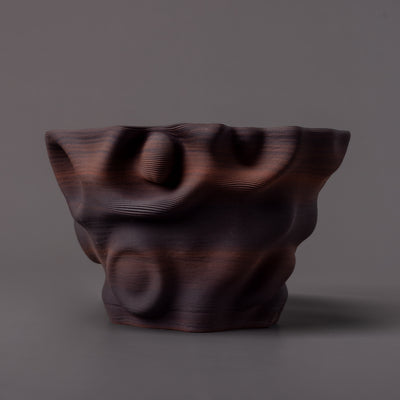 Santorini sculpture – mixed clay – BinaryCeramics, Athens