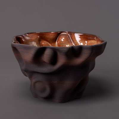 Santorini ceramic sculpture in mixed clay – BinaryCeramics