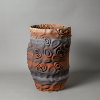 Santorini ceramic sculpture in mixed clay – BinaryCeramics